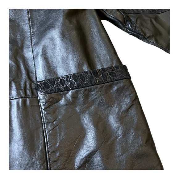 G lll Genuine Leather Jacket Vintage Leather Authentic - Picture 6 of 14